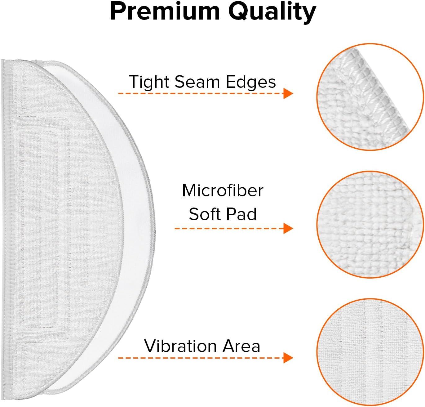 Mop Cloth or S8+ & S8 & S7 MaxV Robot Vacuum (2 Pcs)