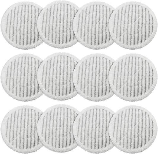 12 Pack S8201 Replacement Steam Mop Pads or Shark S7001 S8001 S7201 S7000AMZ S7000 S7005 S7020 S7001C S7000C Steam Mop, Steam & Scrub All-in-One Scrubbing Mop Pads, or Model XKITP7000