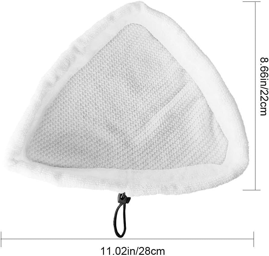 6Pcs Steam Mop Pads,Reusable Washable Microiber Steamer Cleaning Pads Replacement Pads Accessories or Steamboy X5 H2O H20 S302 S001 SKG 1500W Steam Mop