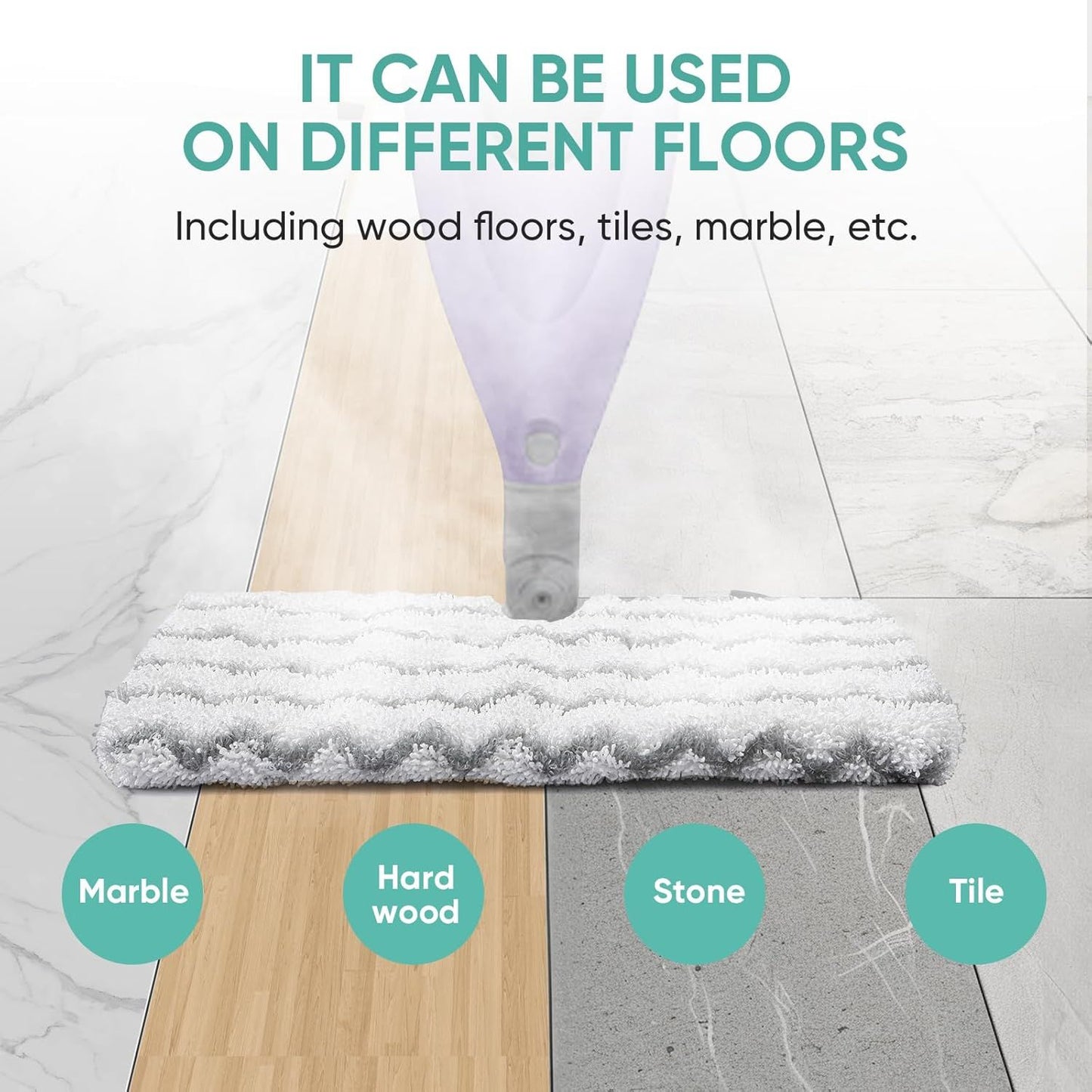 4 Pack S3501 S3601 Steam Pocket Mop Pads or Shark S3500 Series S3501 S3601 S3550 S3901 SE450 S3801CO S3601D S2901 S2902 Steam Mop Pads Washable