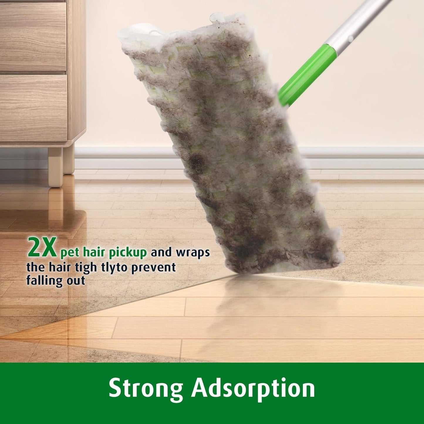 1 Handle with 30 Count Duster Reill or Swier Duster + 30 Count Dry Sweeping Pads Reill or Swier Sweep and Mop