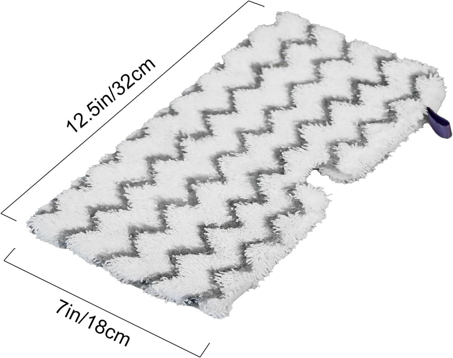 6 Pack S3501 S3601 Steam Mop Replacement Pads or Shark S3501 S3601 S3550 S3801 S3901 S3601D S3801CO S3901D S3455K S2902 SE450 Steam and Scrub Pocket Mop Steamer Pads Washable