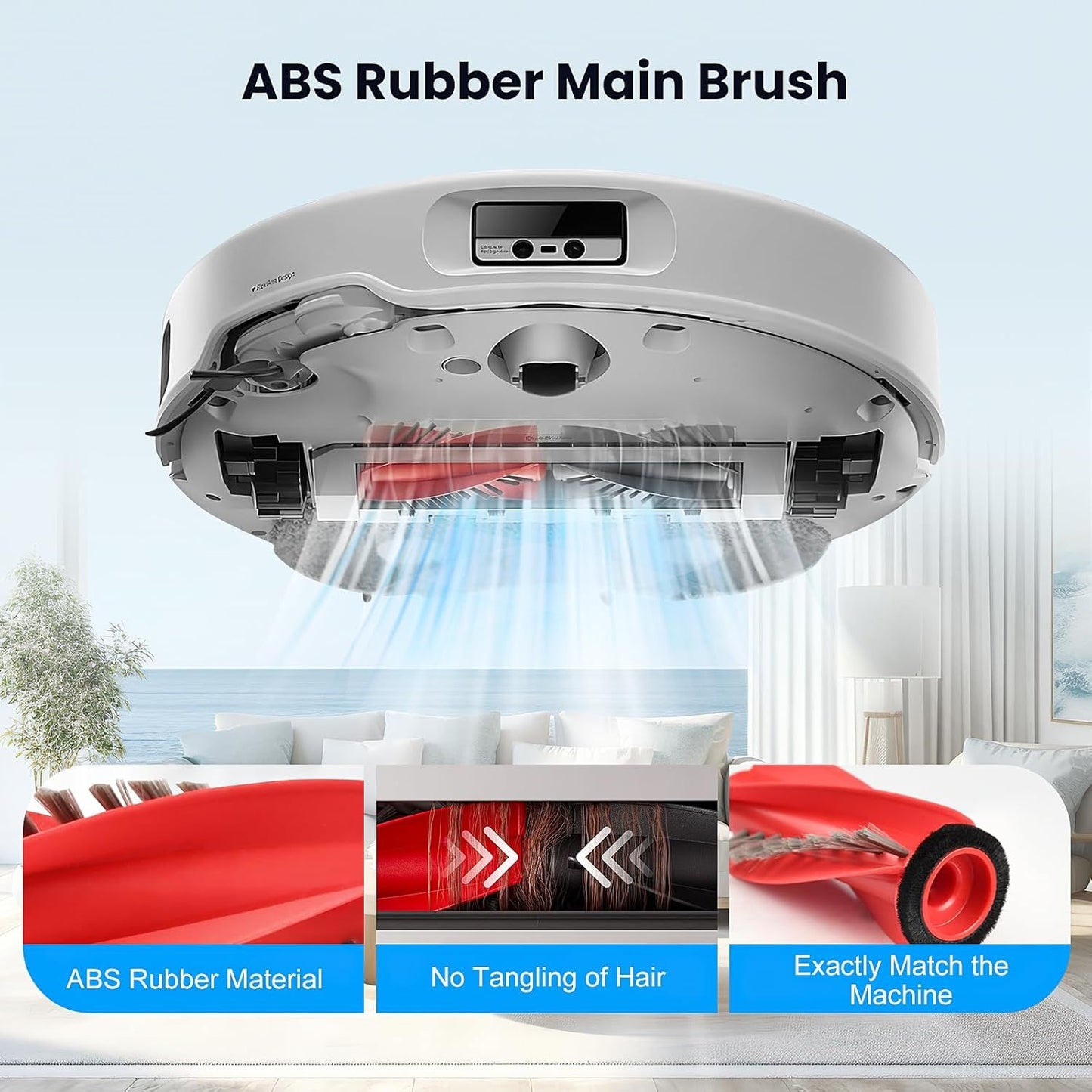 28 Pack Replacement Accessories or  Qrevo Curv/Curv S5X/Qrevo Edge/Edge S5A/Qrevo S5V Robot Vacuum, 2 Pairs Mainbrush 4 ilter 6 Dust Bags 6 Mop Pad 6 Sidebrush 1 Cleaning Brush 1 Screwdriver