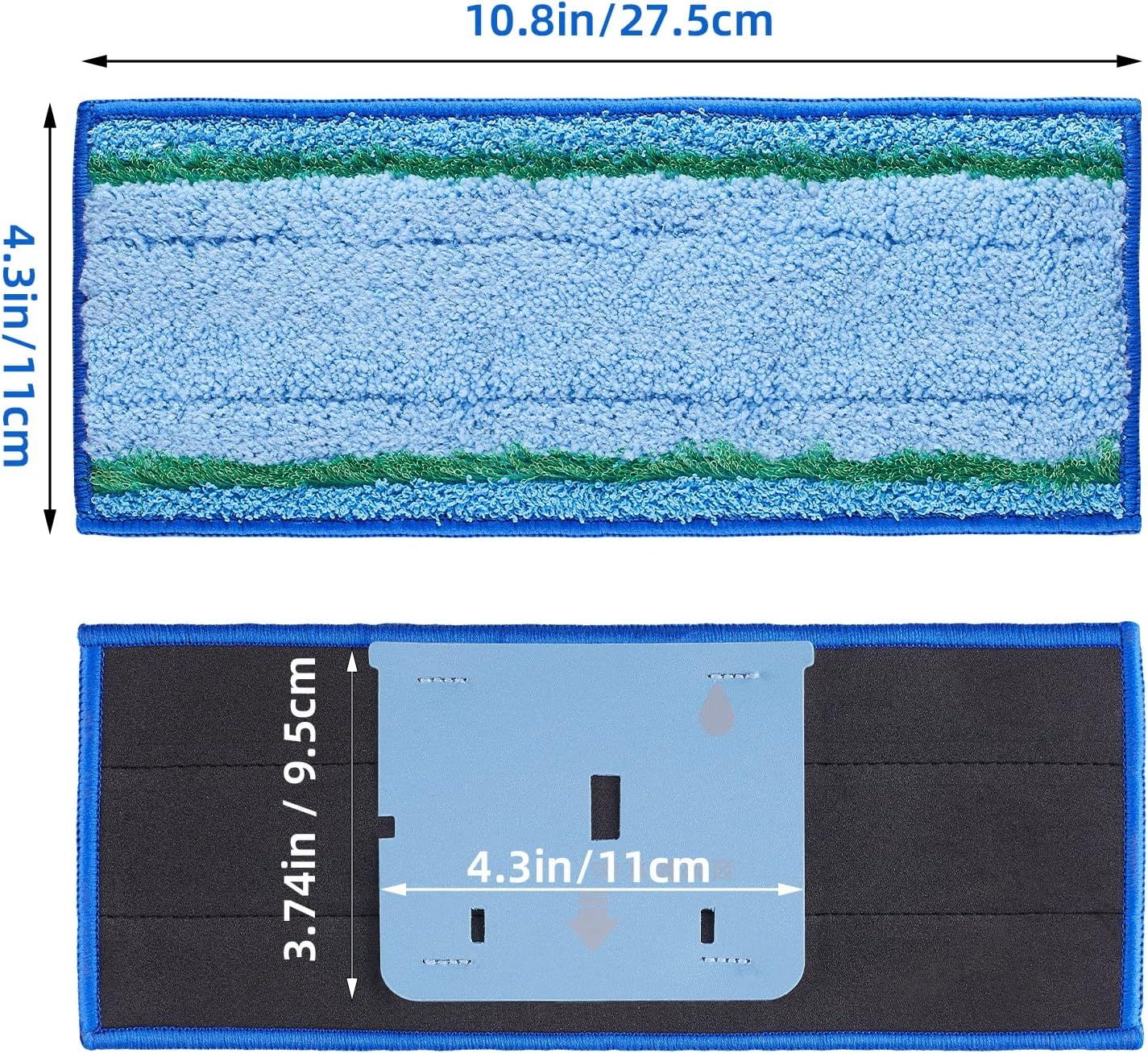 8 Pack Mop Pad or iRobot Braava Jet M6 Ultimate Robot Mop, Upgraded M6 Wet Mopping Pad, Washable Microiber Replacement Cleaning Pad