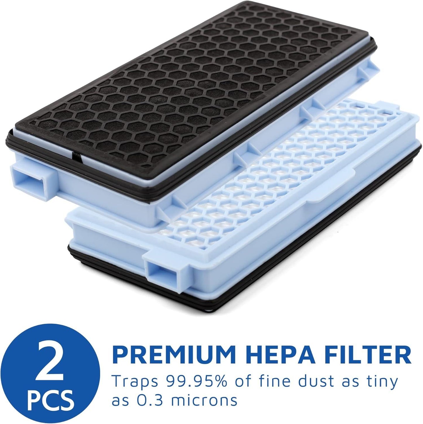 Active ilter Compatible with Miele Vacuum Cleaner S4, S5, S6, S8, S8000, S8999, S6000, S6999, S5000, S5999, S4000, S4999, Complete C2, Complete C3, Compact C1, Compact C2, Re. Number S-HA 50