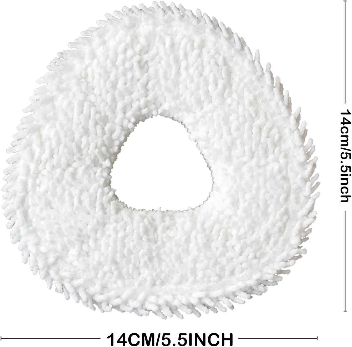 Robot Vacuum and Mop Pads 10 Pack or Narwal reo X Ultra/reo /reo Z Ultra/reo Z10/reo Pro/reo Z10 Ultra Robot Vacuum, High Absorbency Microiber Replacement Pads, Washable Robot Mop Pads White