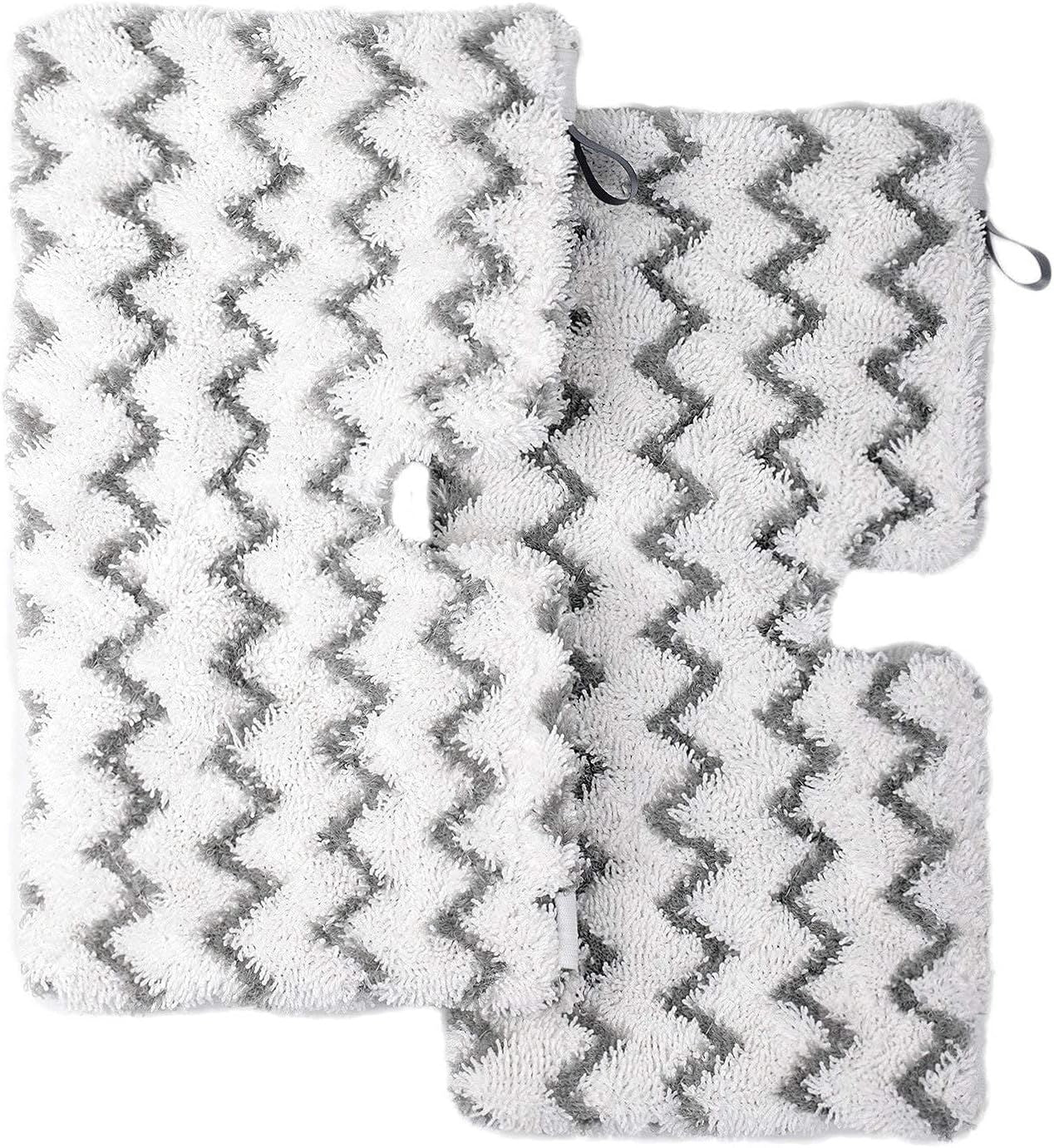 4 Pack + 2 Pack Replacement Microiber Mop Pad or Shark Steam Pocket Mops S3500 Series S3501 S3601 S3550 S3901 S3801 SE450 S3801CO S3601D (4 sot mop pad+2 scrubby mop pad)