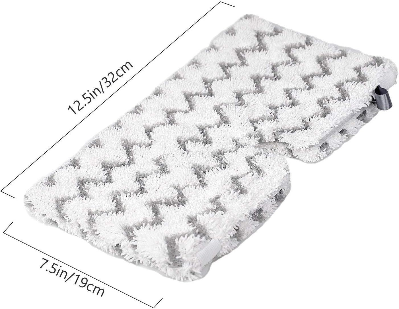 4 Pack + 2 Pack Replacement Microiber Mop Pad or Shark Steam Pocket Mops S3500 Series S3501 S3601 S3550 S3901 S3801 SE450 S3801CO S3601D (4 sot mop pad+2 scrubby mop pad)