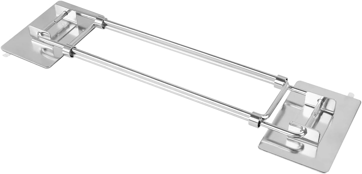 Safoner RV Shower Corner Storage Bar- Adjustable Stainless Steel Rod for Corner Shelves in Camper, Length 7.9-13.7 inches- RV Bathroom Organization Must Have Accessories (2 Pack