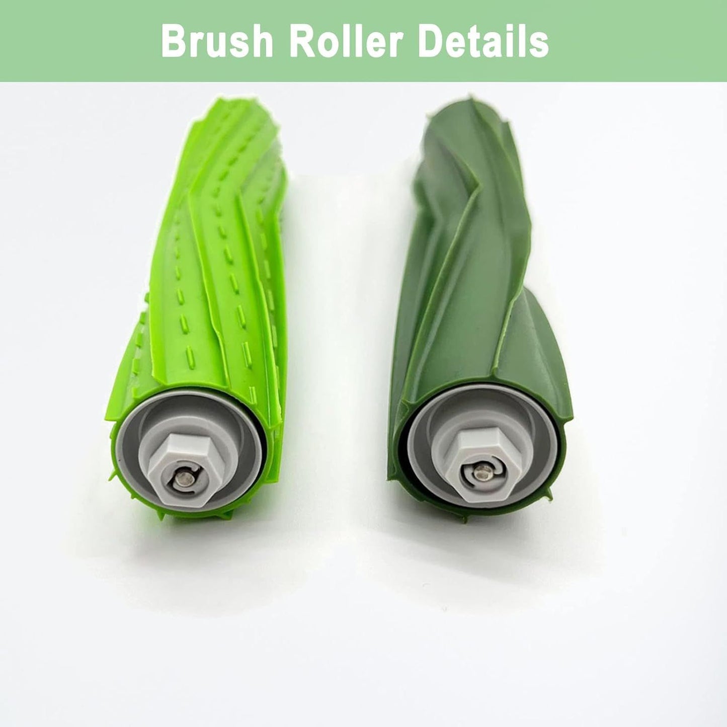 Replacement Parts or iRobot Roomba i3 i7 E5 j7 i4 i7+ i3+ i4+ i5 i5+ Combo i5 Combo i5+ i6 i6+ i8 i8+ i2 i2+ E6 E7 E & I & j Series Vacuum Cleaner 4 Sets Multi-Surace Rubber Brush Roller