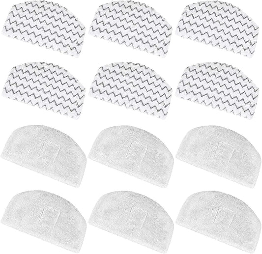 12 Pack 1940 Steam Mop Replacement Pads or Bissell Powerresh Steam Mop 1940 1440 1806 1544 2075 2685A 2814 Series, Model 19402 19404 19408 19409 1940A 1940 1940Q 1940T 1940W B0006 B0017 2075A 15441