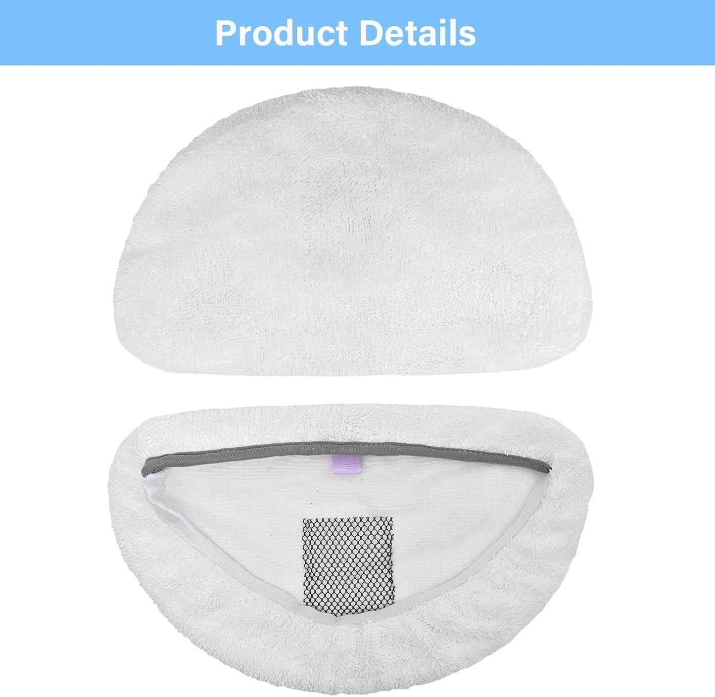 12 Pack 1940 Steam Mop Replacement Pads or Bissell Powerresh Steam Mop 1940 1440 1806 1544 2075 2685A 2814 Series, Model 19402 19404 19408 19409 1940A 1940 1940Q 1940T 1940W B0006 B0017 2075A 15441