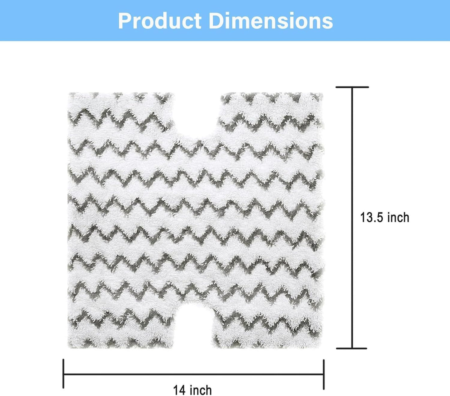 S3973D Steam Mop Replacement Pads or Shark Lit-Away Pro & Genius Steam Pocket Mop S3973 S3973D S5003D S3973WM S5001 S5002Q S5003A S5004 S5004W S6001W S6001WM S6002 S6002C,Part # P184WQ, 8 Pack