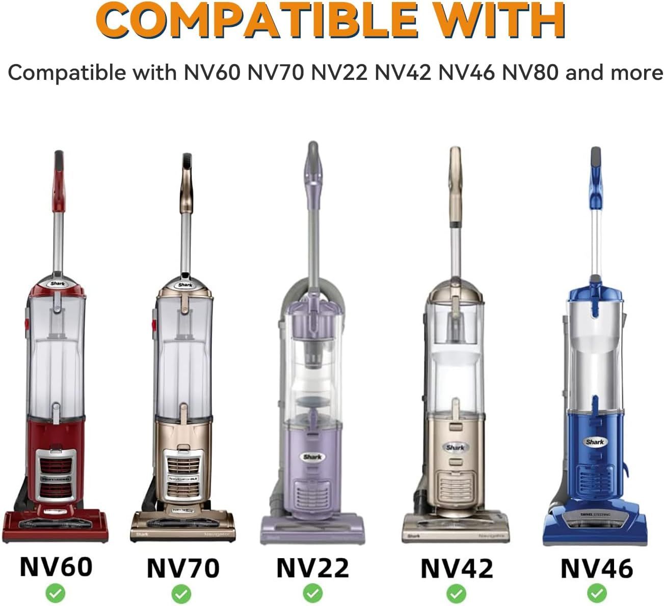 Vacuum Hoses or Shark NV22: Replacement Hose or Shark Navigator Vacuum NV22 NV44 NV46 NV60 NV70 NV80 NV355 UV400 UV410 - Part Number 1114C