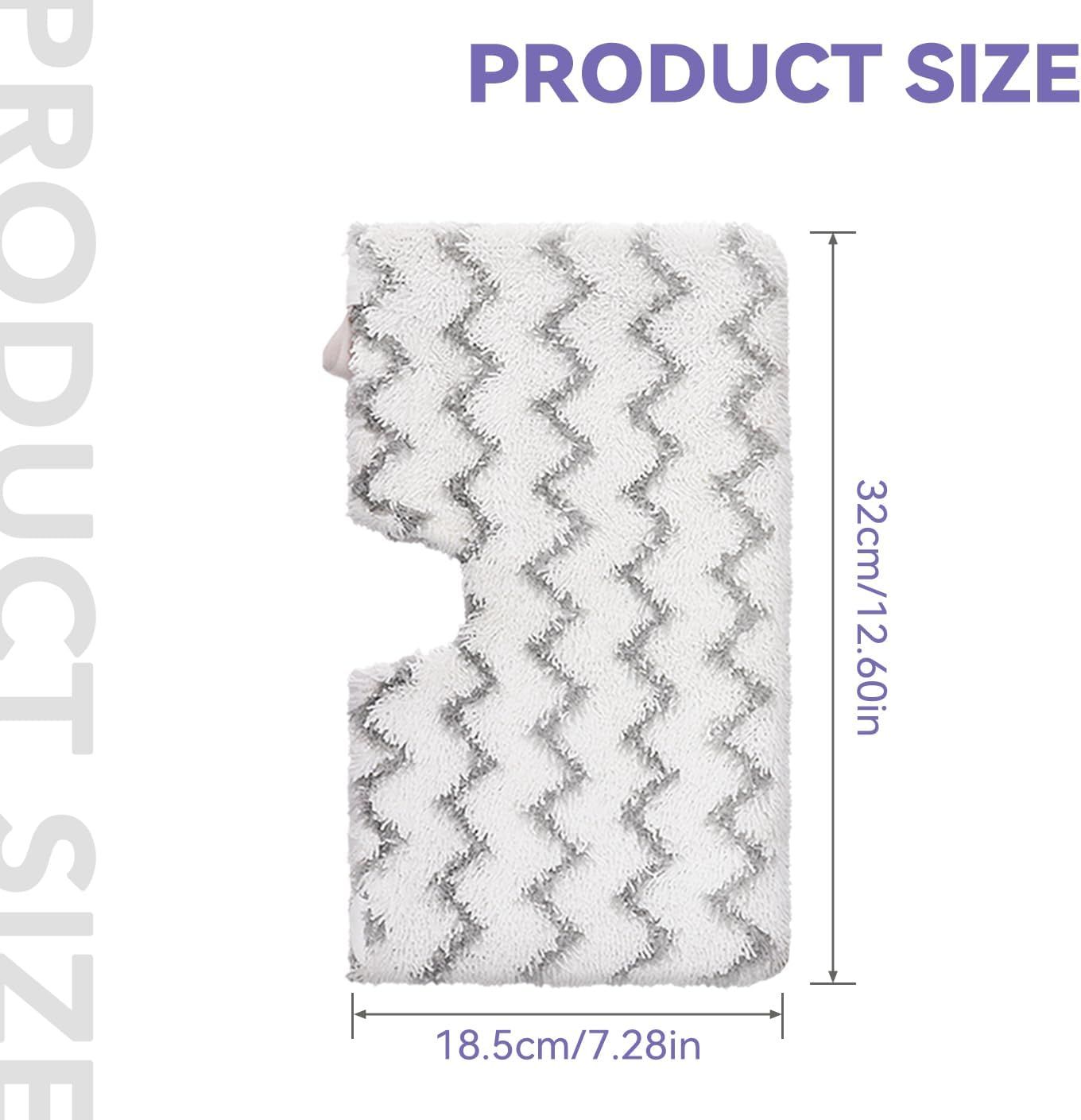 S3501 or Shark Steam Pocket Mop Pads: Washable Steam Mop Replacement Pads or Shark Steamer S3601D S3601 S3801CO S3901 S3550 SE450 (6Pack)