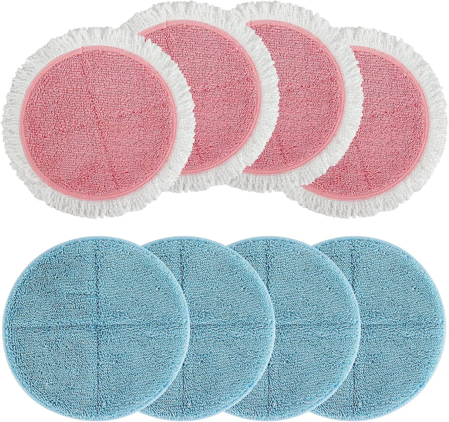 Spin Cordless Electric Mop Pads - 8 Pack Steam Electric Mop Reills it or Vmai/Eous/Idoo/Alabot/Devoac - 7.28inch Spin Replacement Mop Pads or loor Cleaning