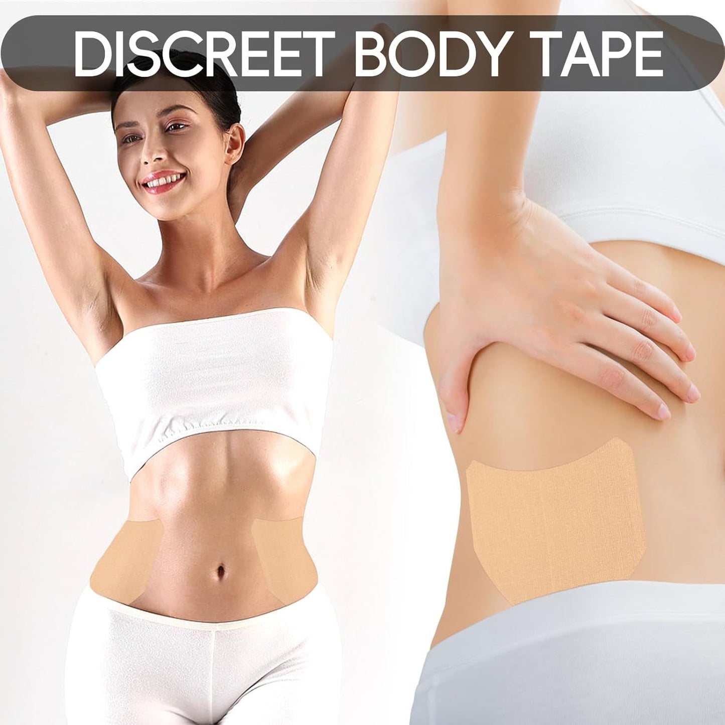 10 Pcs Thigh Friction Pads,Self Adhesive Thigh Supports Anti Chafing Tape for Women Thigh