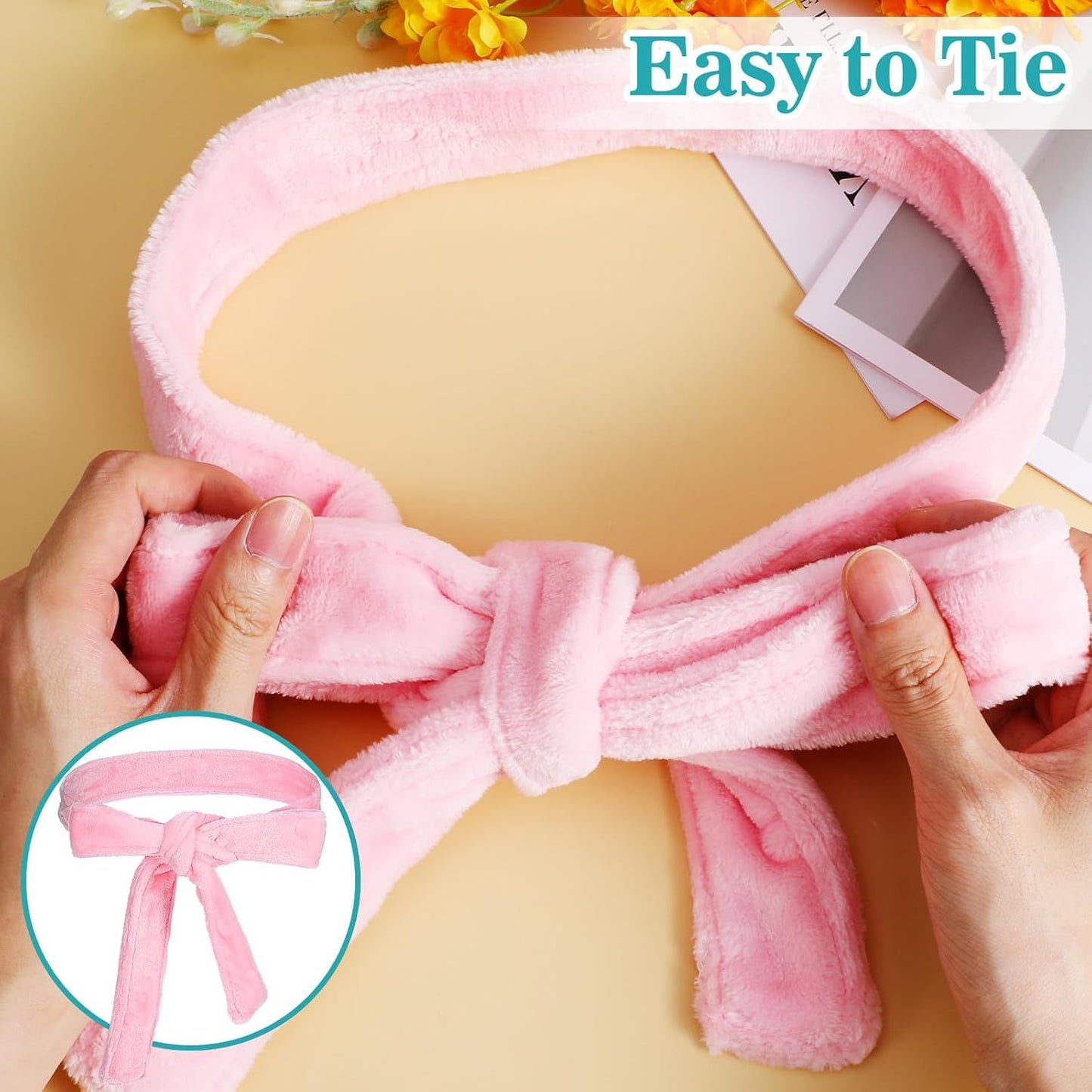 Reusable Robe Belt, 66.9 in Robe Tie for Unisex, Travel Home Hotel Spa, Sleep, (Pink, Adjustable)