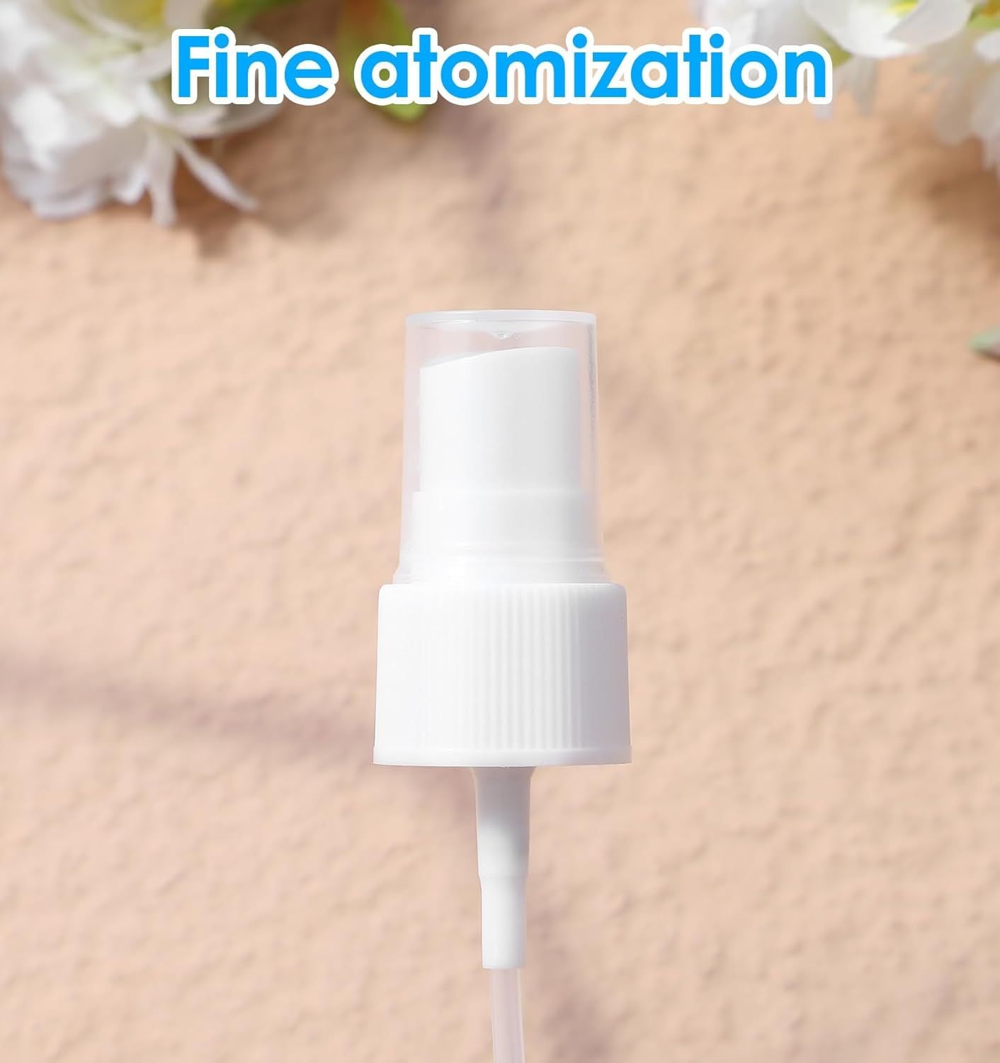 8 Pcs Spray Cap for Glycolic Acid, Spray Tops for Toner Bottles (White)