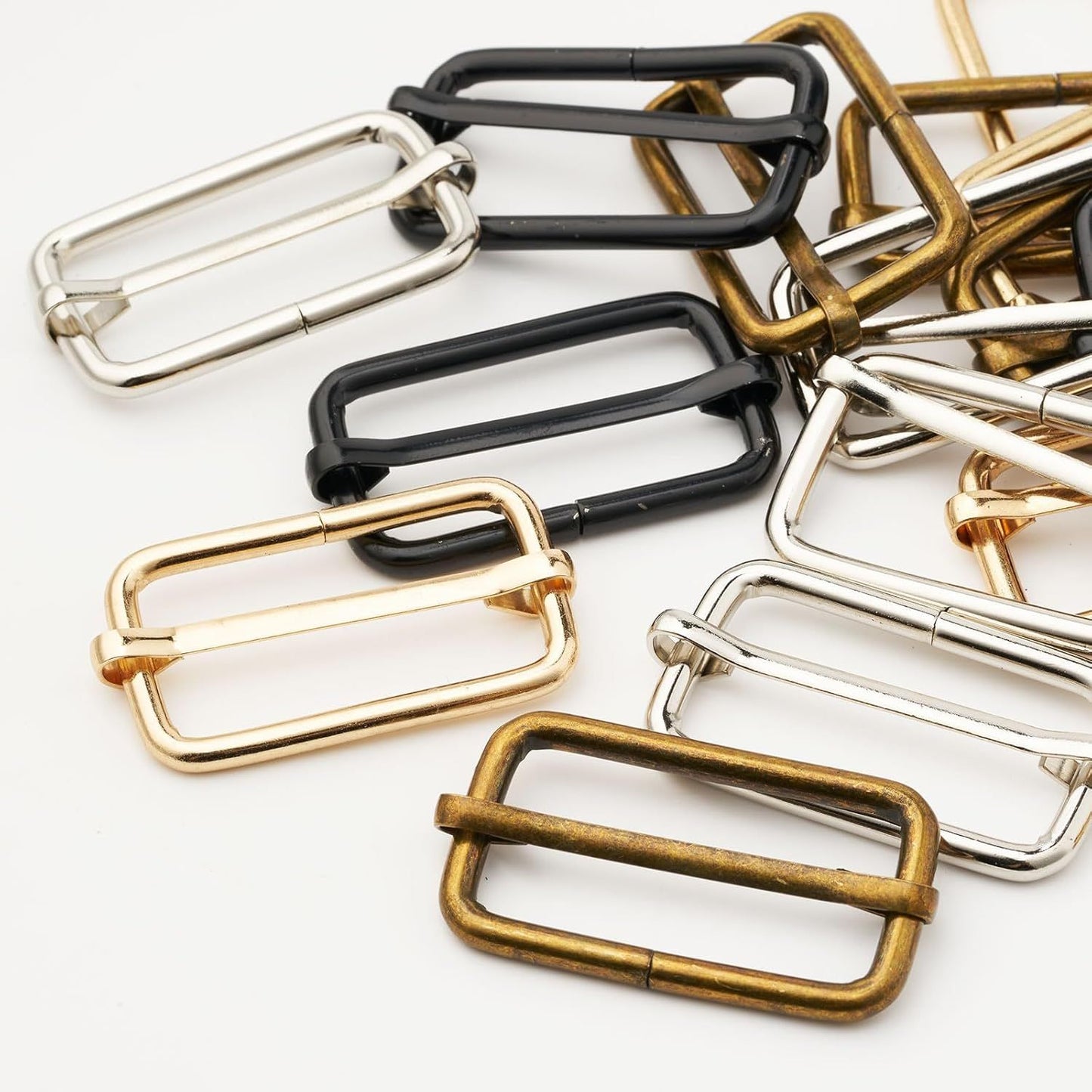 Metal Buckles Adjustable Slide for Purse Bag Hardware Making Supplies Backpack replacement Hardware Pin Strap Buckle