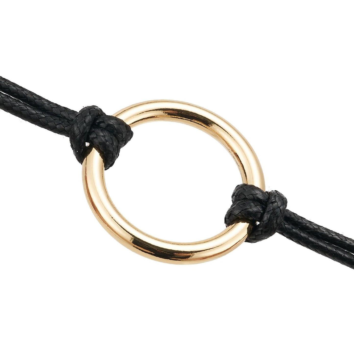 15pcs Metal Seamless Welded O Rings,Multi-Purpose O-Ring Hardware for Crafts Macrame Rings,Gold,1 inch