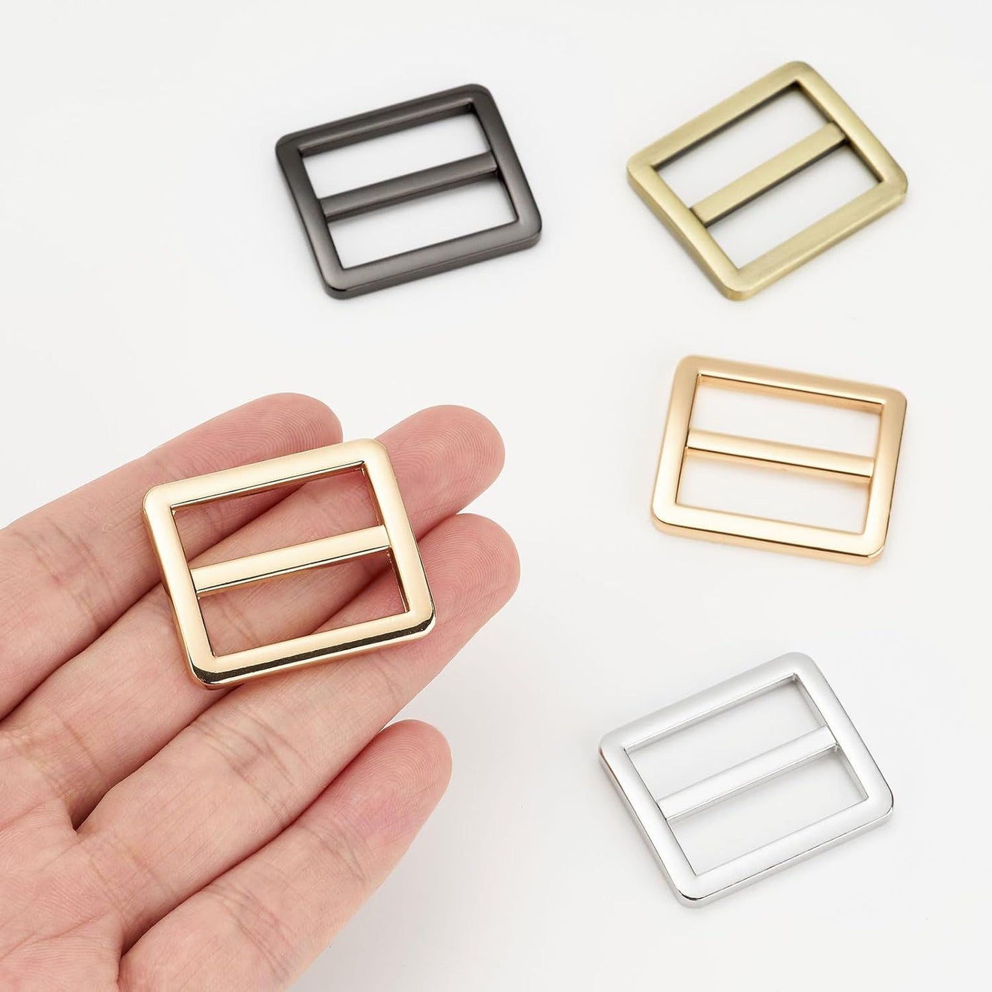 Metal Buckles Adjustable Slide for Purse Bag Hardware Making Supplies Backpack replacement Belt