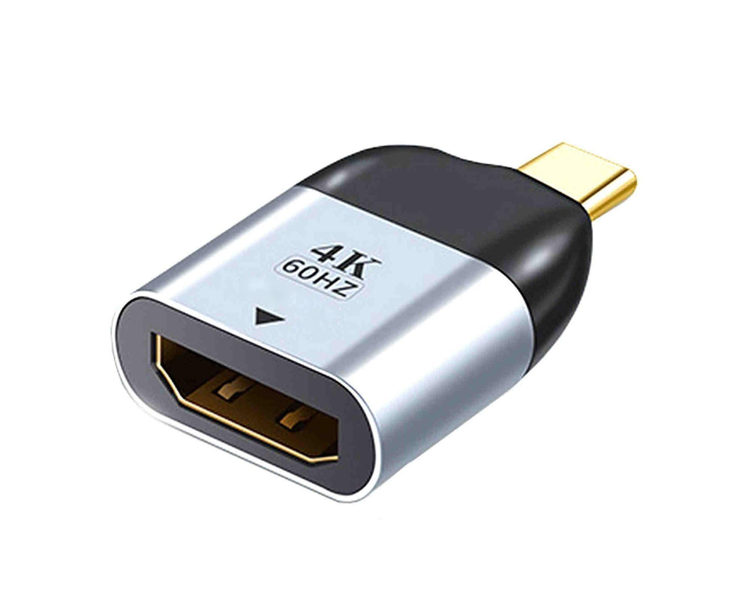 Compatible USB Type C to HDMI-compatible Cable 4K 60HZ Converter Adapter for Thunderbolt 3 Grey