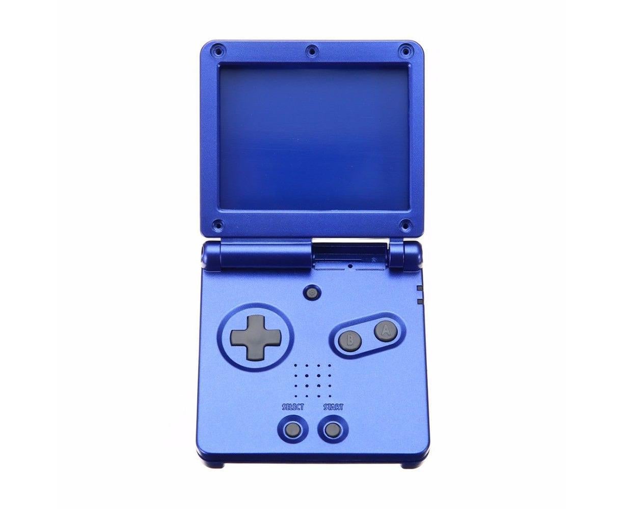 Console Housing Shell Case Screen Lens Screwdriver Kits Tool for Nintendo GBA SP Blue