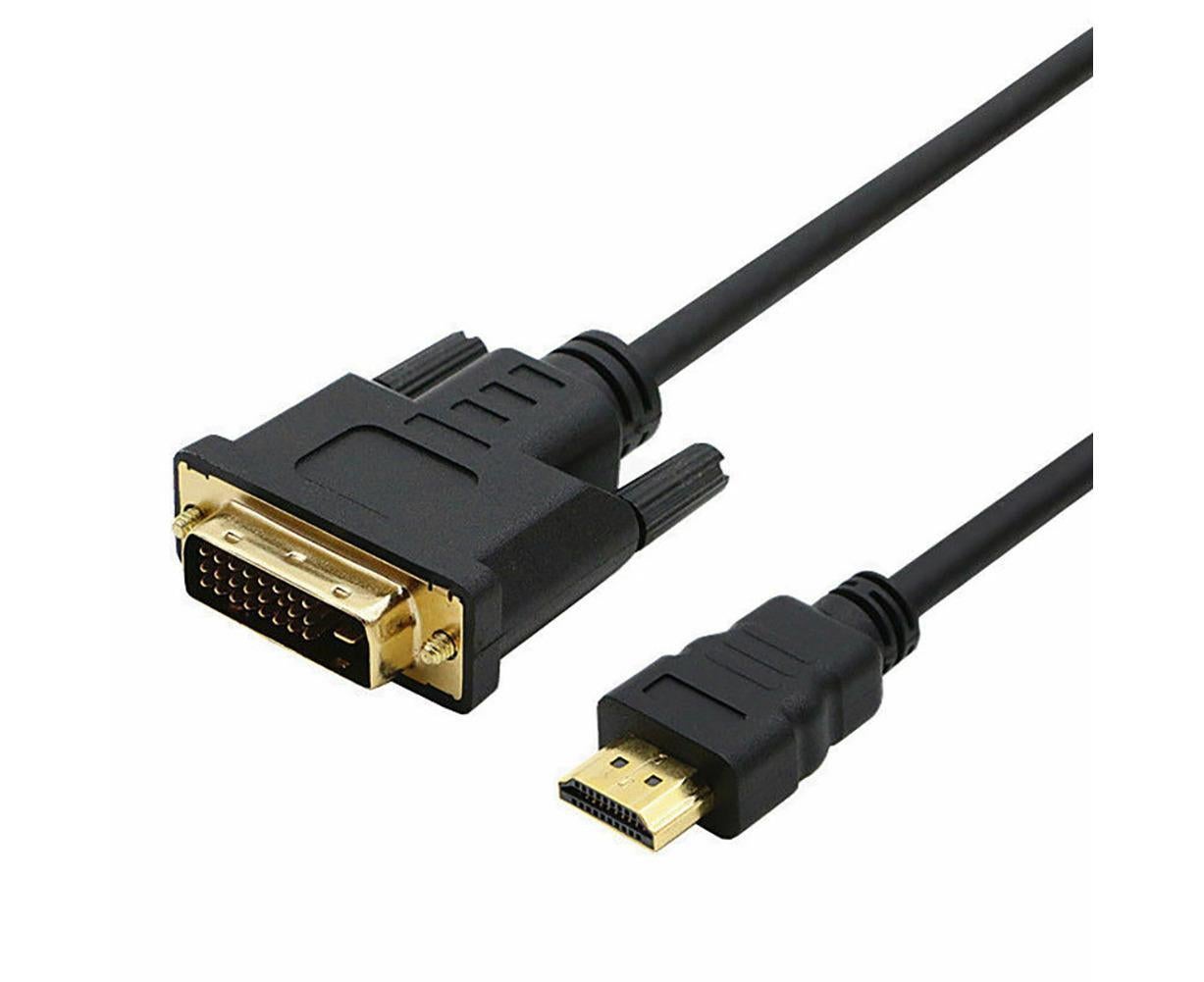 DOONJIEY High Clarity 1080P HDMI-compatible Male to DVI-D Male Bi-directional Adapter Cable for HDTV