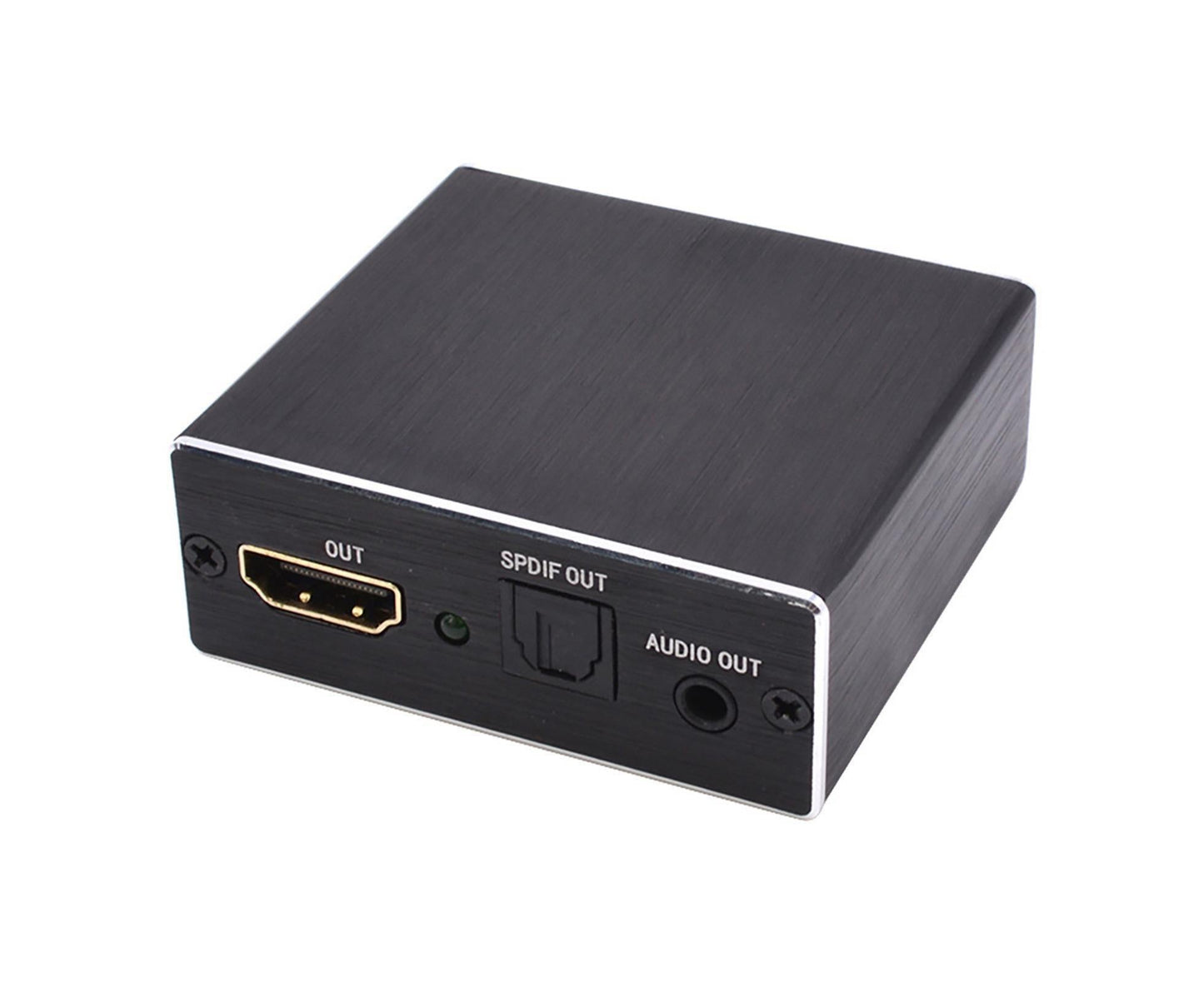HDMI-compatible to SPDIF+R/L High Clarity Audio Converter Adapter 5.1 Optical Fiber Splitter 4K 2K Black