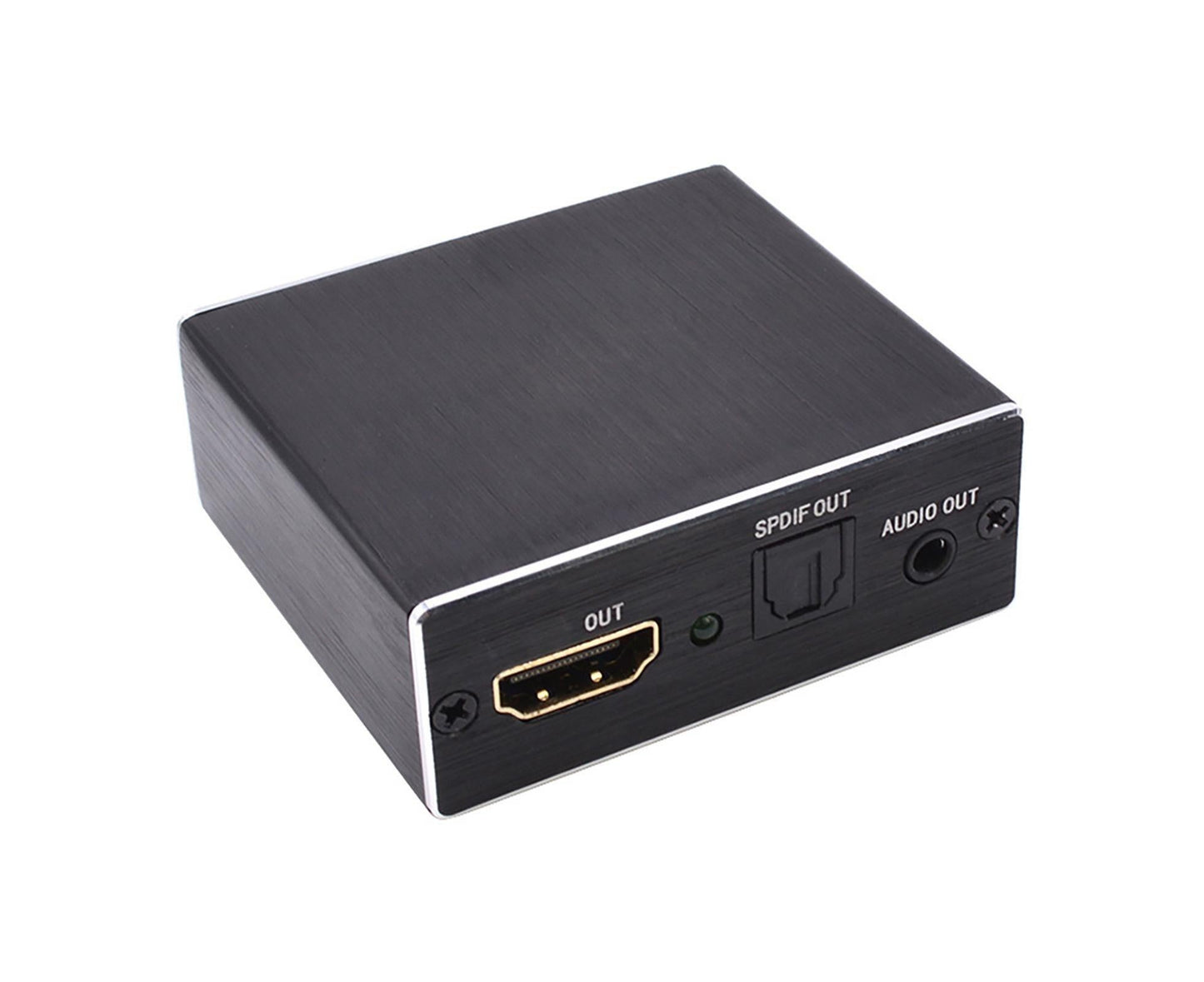 HDMI-compatible to SPDIF+R/L High Clarity Audio Converter Adapter 5.1 Optical Fiber Splitter 4K 2K Black