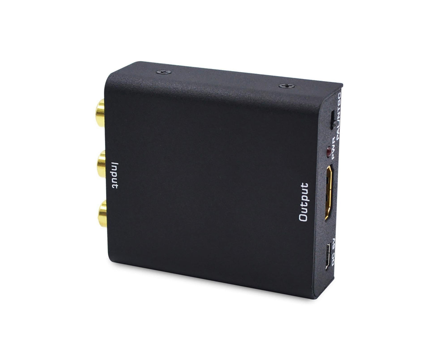 Mini HDMI-compatible 1.4b to AV 4Kx2K 1080P to 3RCA CVBS Video Audio Converter Adapter Black