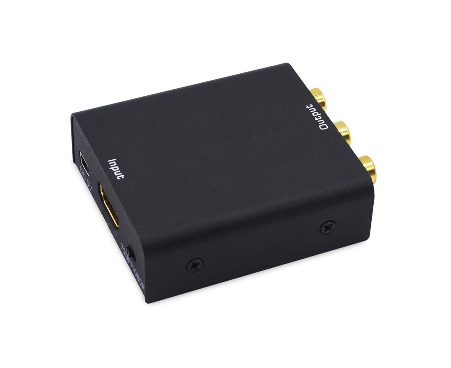 Mini HDMI-compatible 1.4b to AV 4Kx2K 1080P to 3RCA CVBS Video Audio Converter Adapter Black