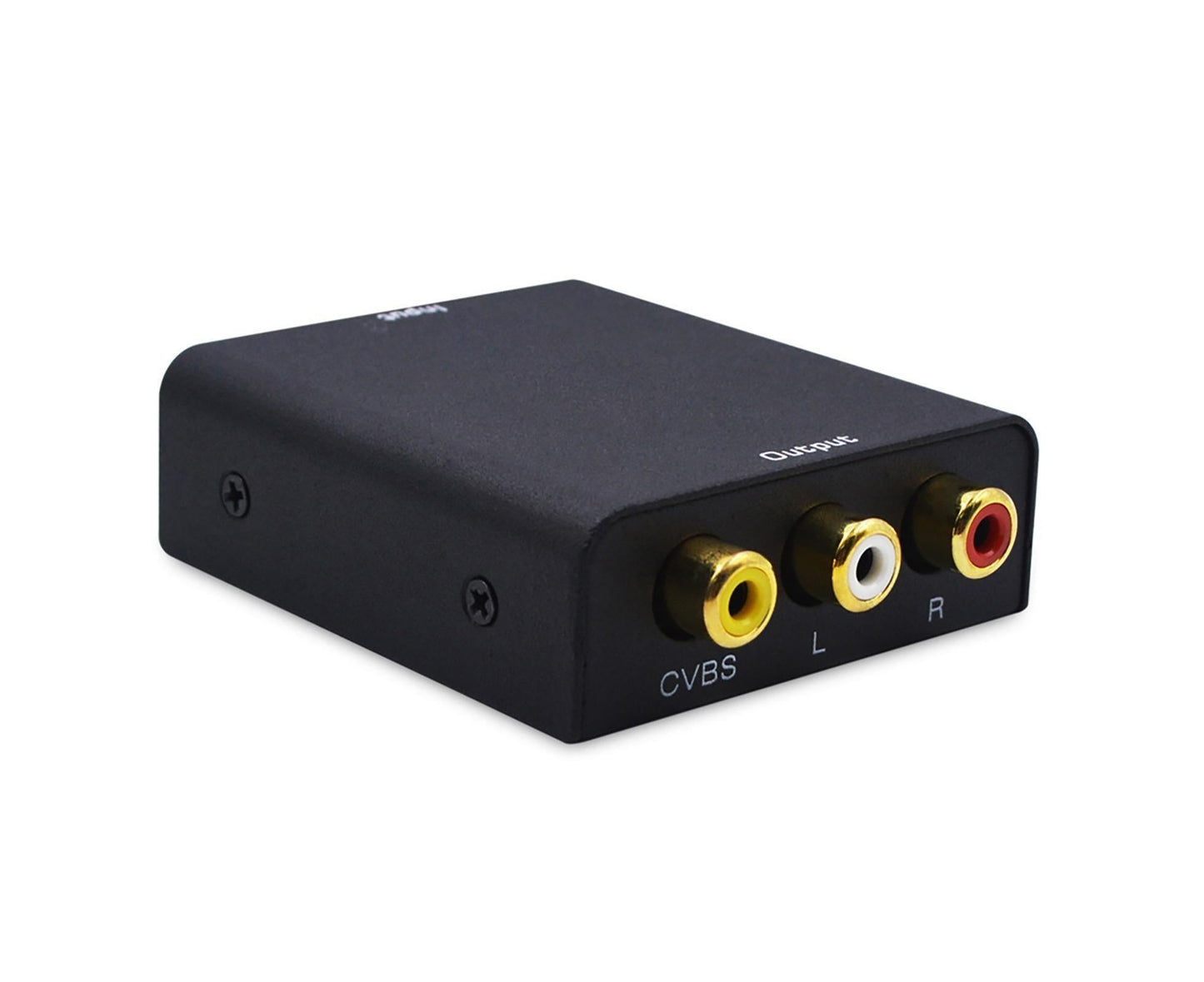 Mini HDMI-compatible 1.4b to AV 4Kx2K 1080P to 3RCA CVBS Video Audio Converter Adapter Black