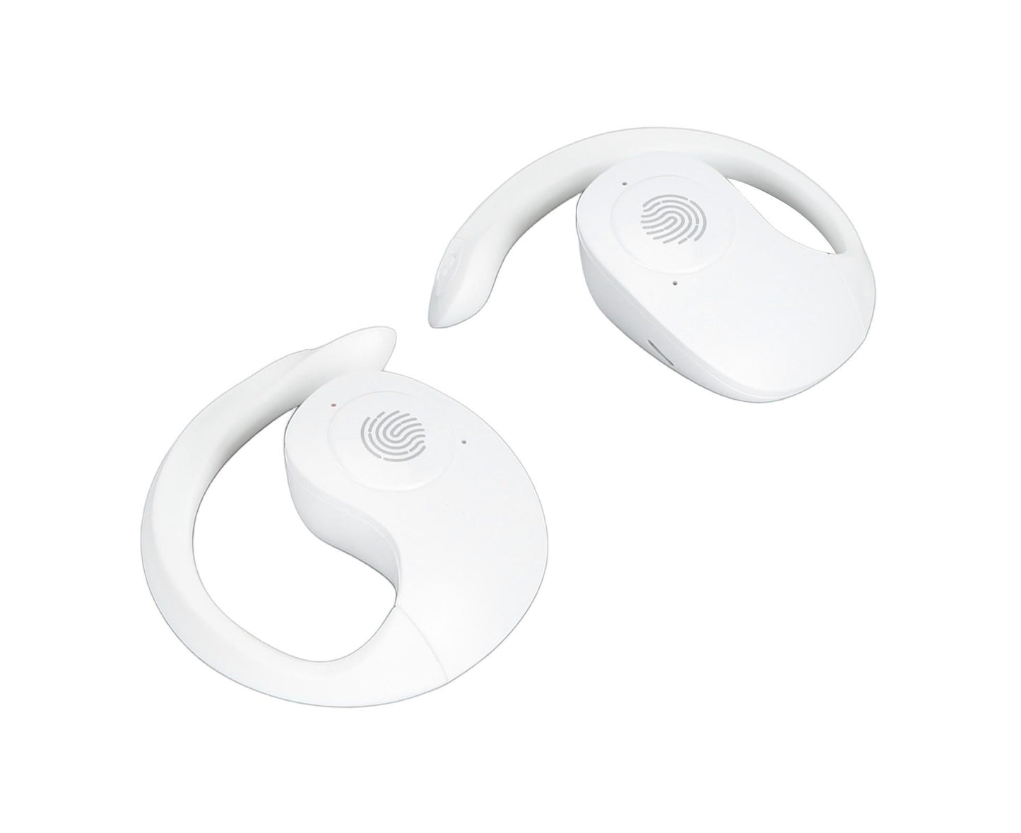 Language Translator Earhooks Bluetooth 5.3 Support 144 Languages Online Translation Wireless Earbuds Device for Music and Calling White