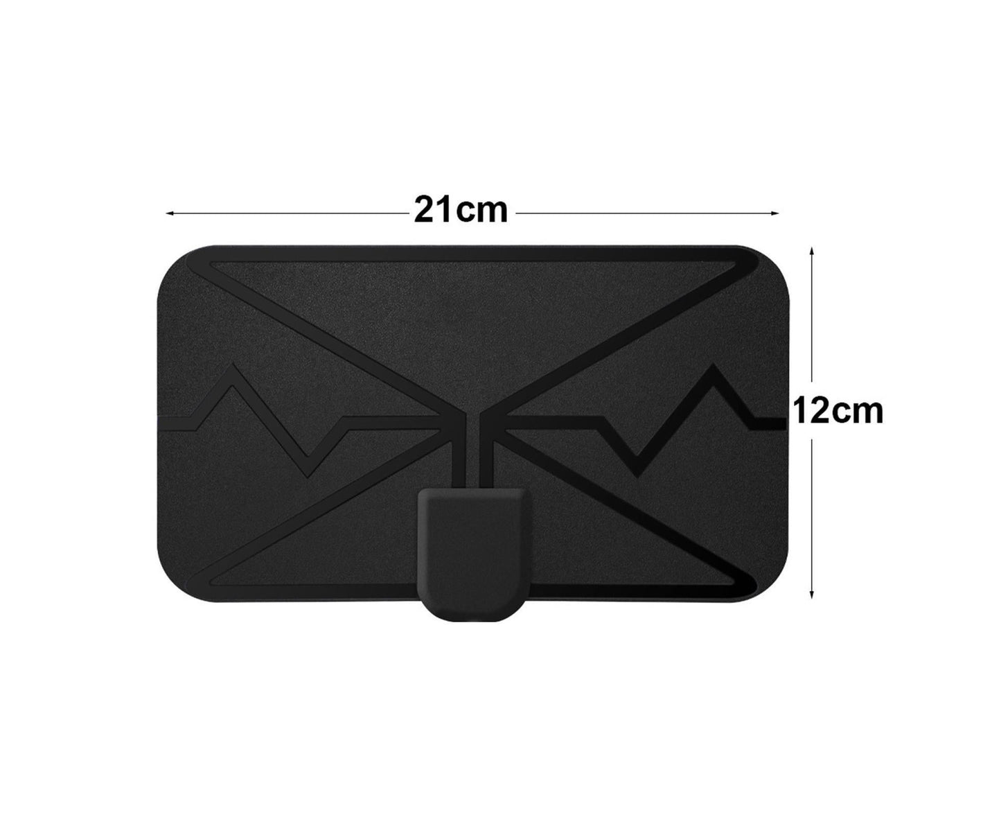 TV Antenna Mini 300 Miles Range 4K High Performing Digital Antenna for Home Black