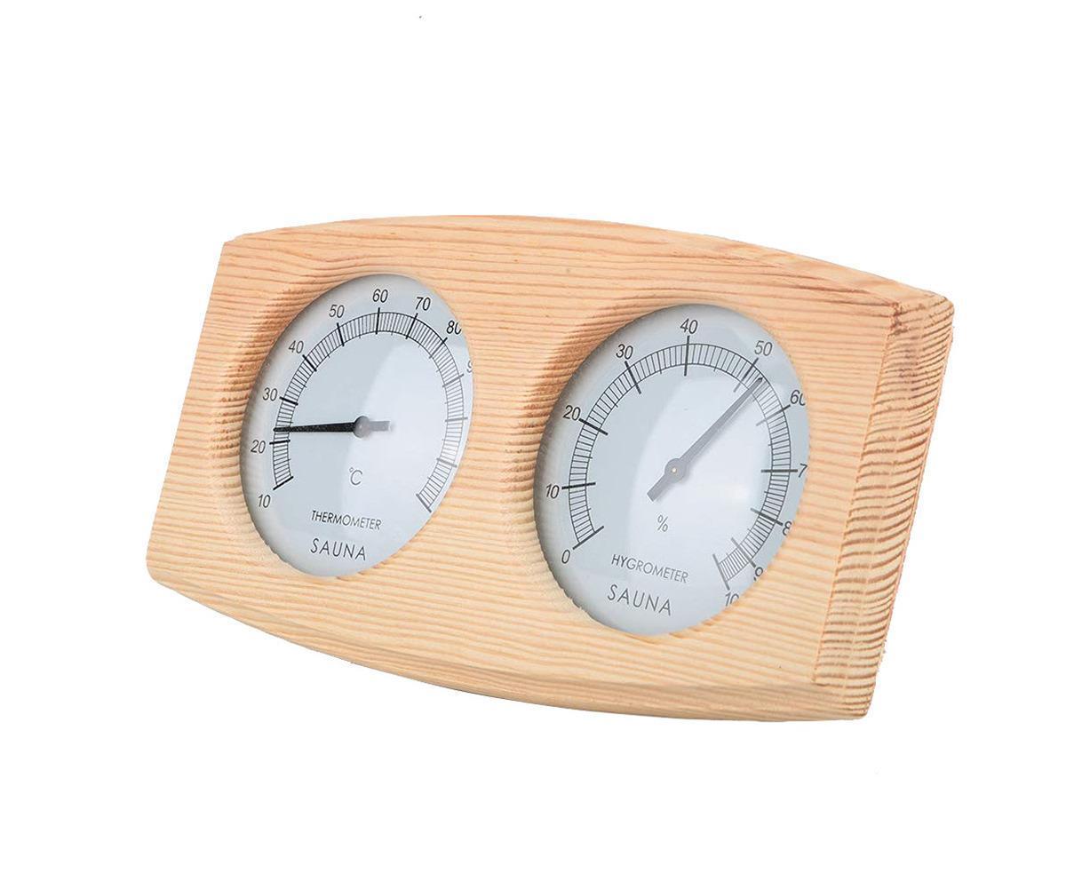 2 in 1 Sauna Room Wooden Thermometer Hygrometer Steam Temperature Humidity Meter