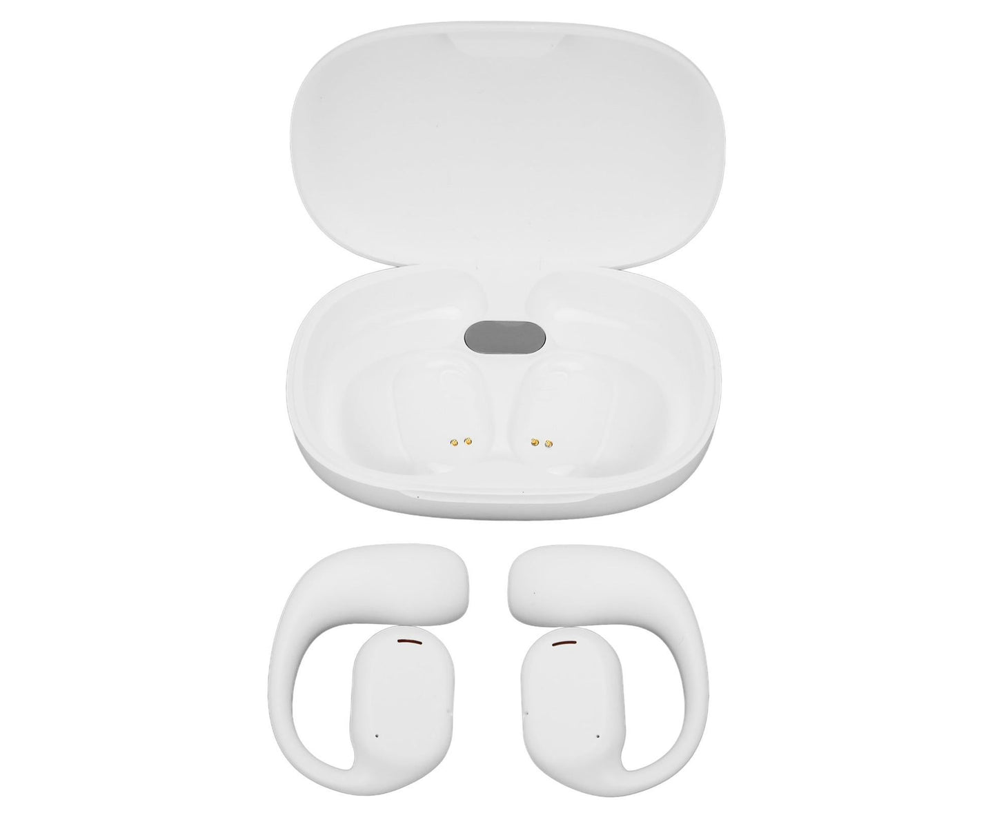 Wireless Translator Earbuds Bluetooth 5.1 Translation Earbuds 74 Languages 70 Accents Translator Device with APP for Music Call White