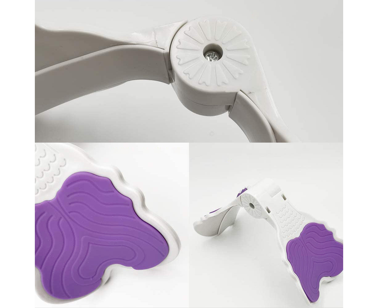 Hip Trainer, Thigh Master, Pelvic Floor Strengthening Device Women, Trainer for Postpartum Rehabilitation, Thigh Toner Workout Exerciser - Purple