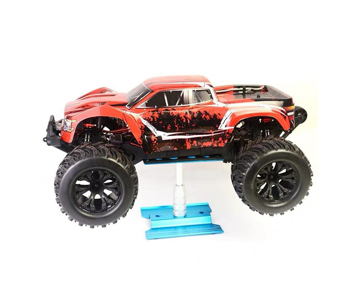 Metal Repair Station Stand Platform for 1/8 1/10 1/16 Remote Control Crawl Car Blue