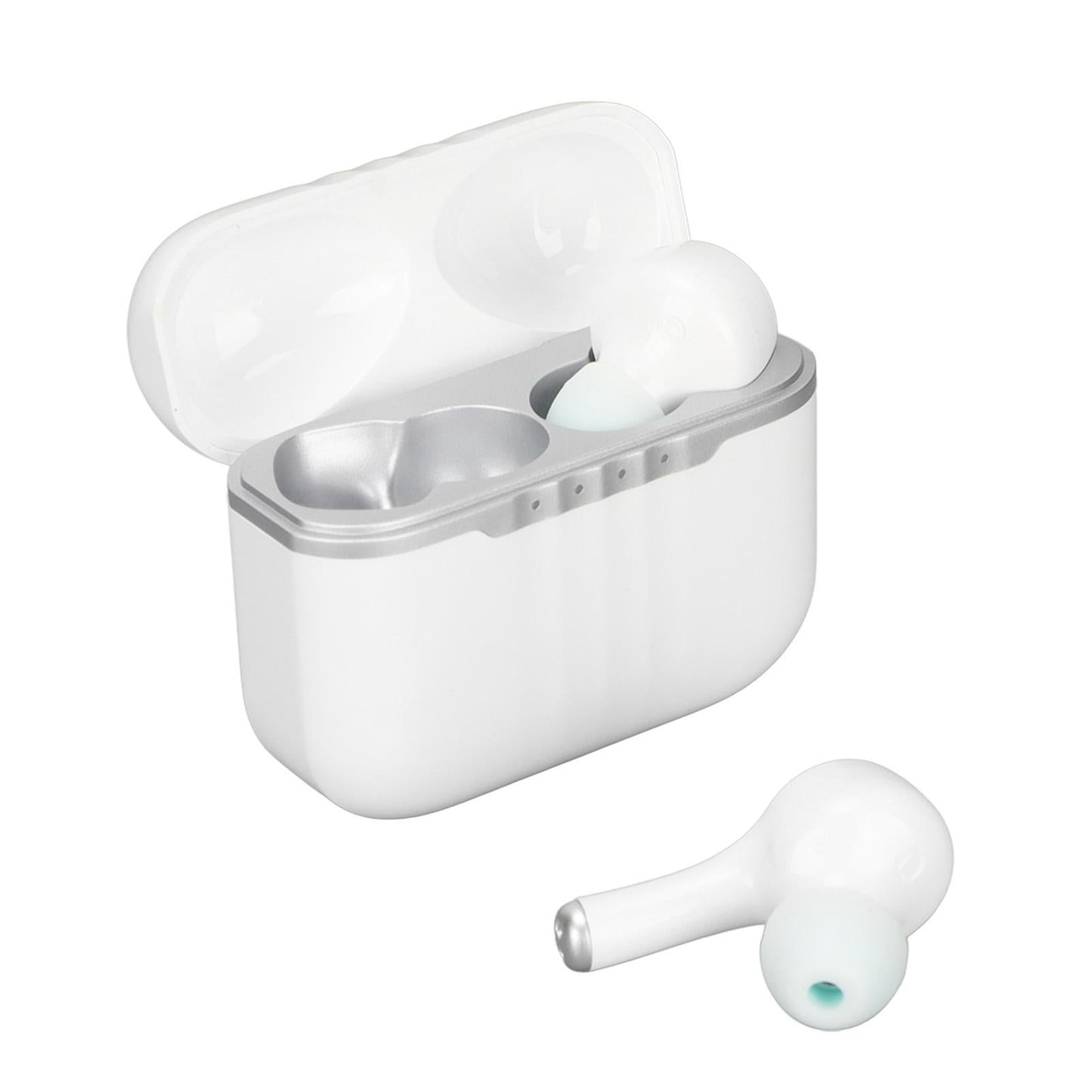 Translator Earbuds Bluetooth 5.2 Supports 84 Languages 5 Modes Noise Canceling Wireless Translator Earbuds White