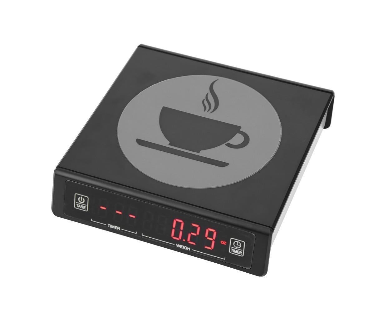 Black Coffee Baking Kitchen Electronic Scale Battery Rechargeable with Timing Function 3kg/0.1g