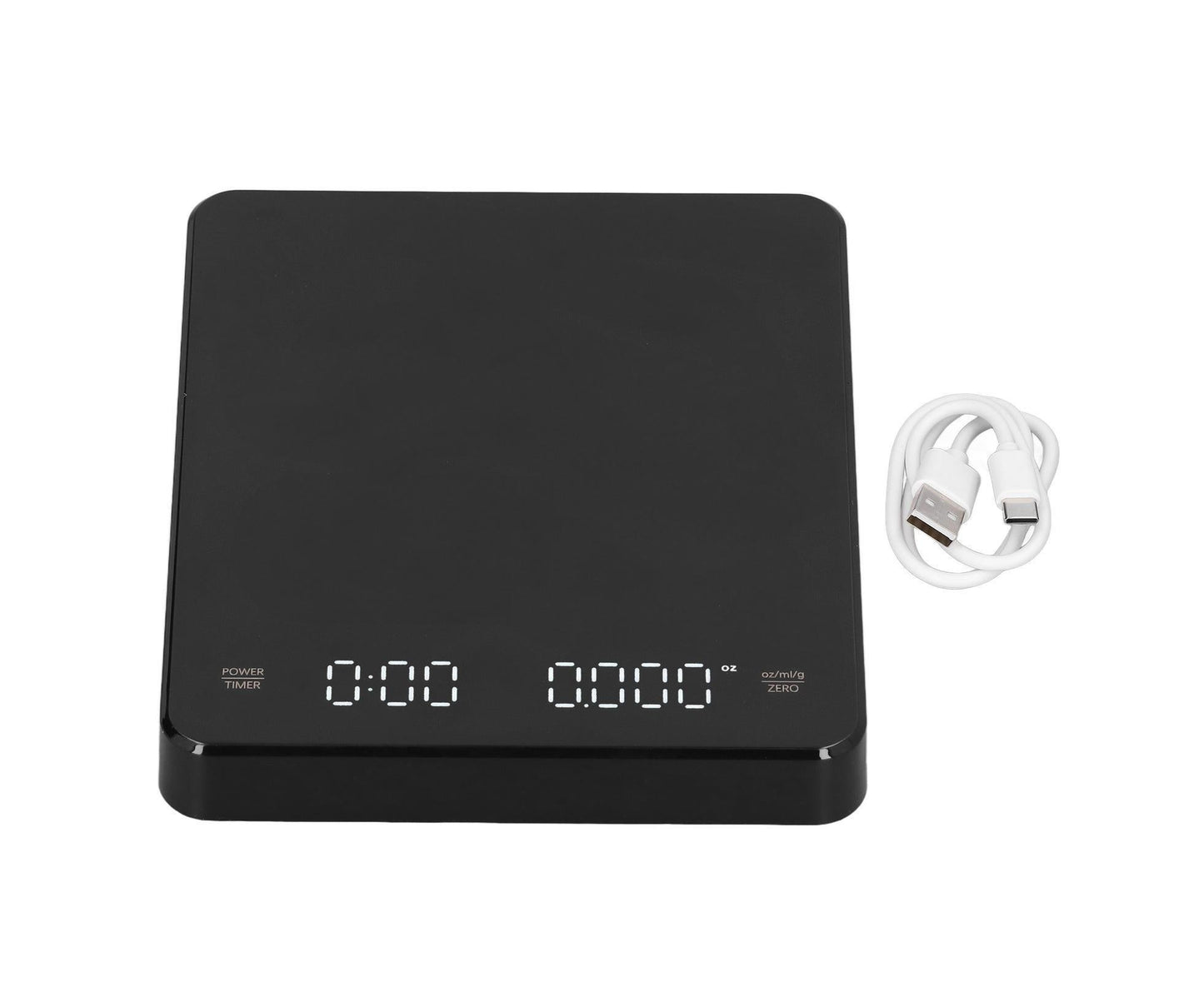 Electronic Coffee Scale Rechargeable High Temperature Resistance 3KG Kitchen Scale for Home