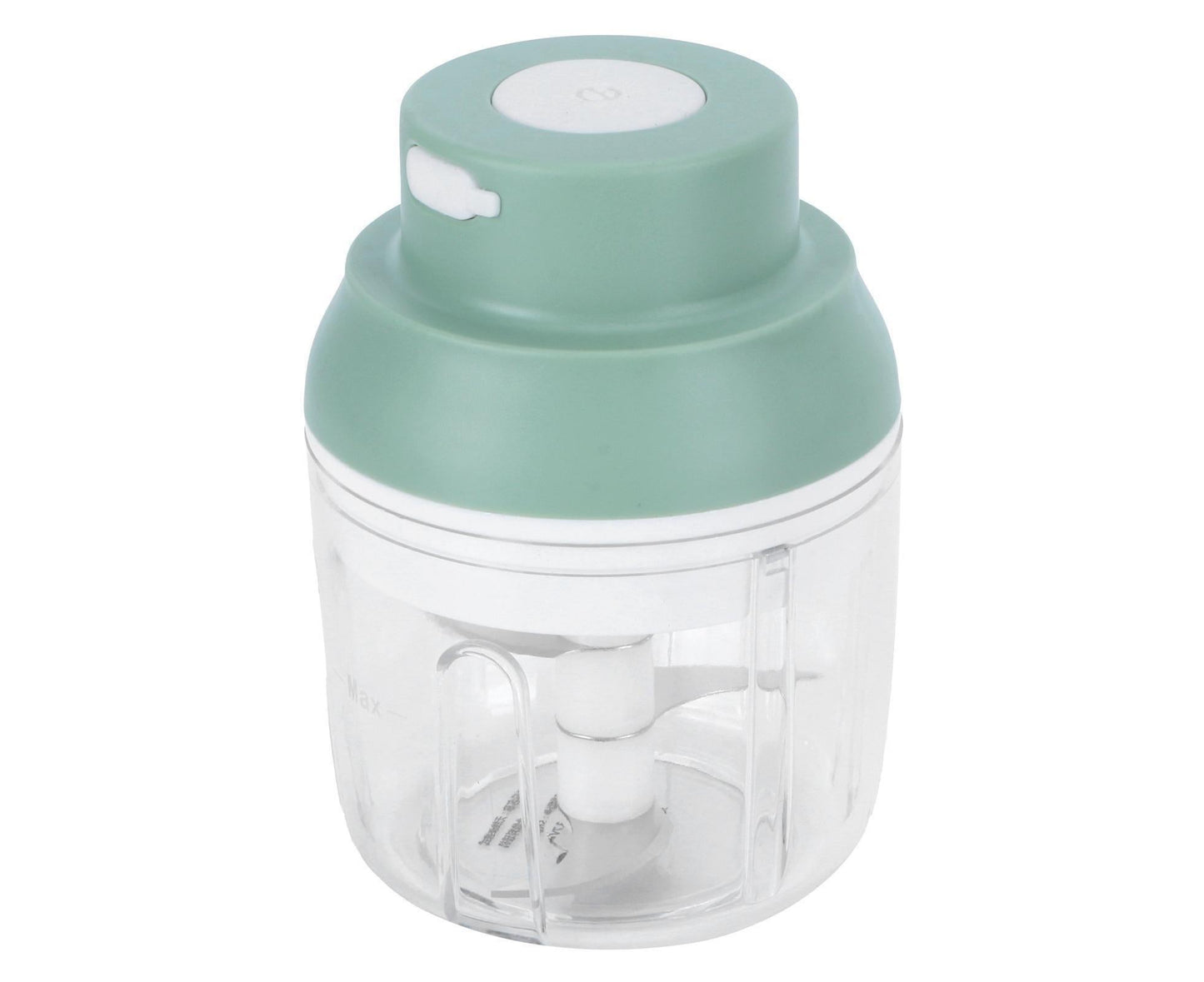 Mini Vegetable Cutter 250ml Electric Garlic Masher Crusher Grinder Kitchen AccessoryGreen
