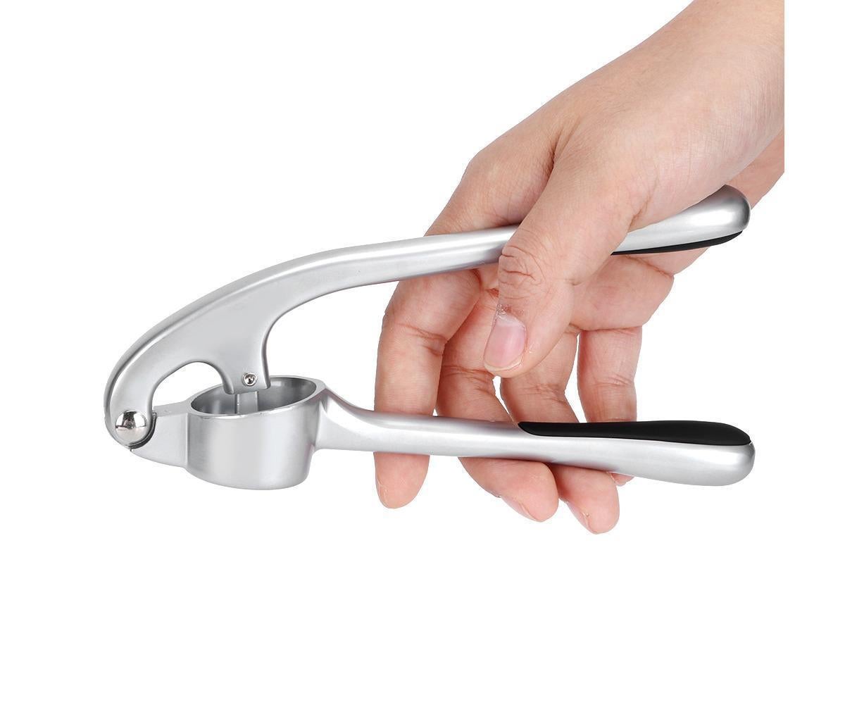 Professional Multi Function Kitchen Zinc Alloy Manual Garlic Press Crusher Tool