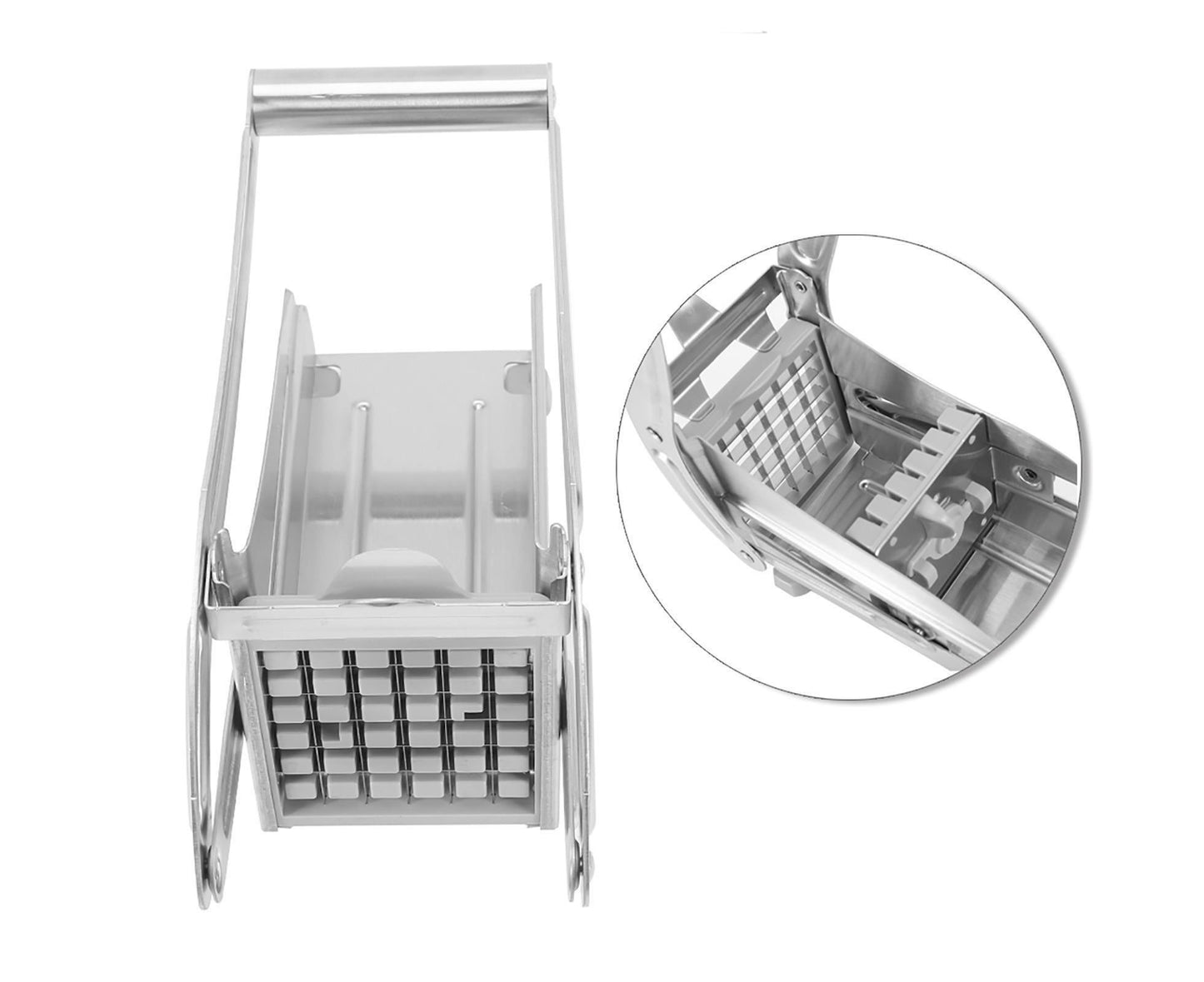Stainless Steel French Fries Cutter Potato Chipper Chopper Maker