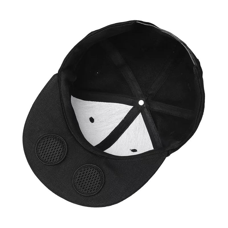 Dark Blue Wireless Bluetooth Hat - Sports Cap with Dual Speakers, Bluetooth 5.4,Outdoor Music Hat for Running,Jogging,and Sports