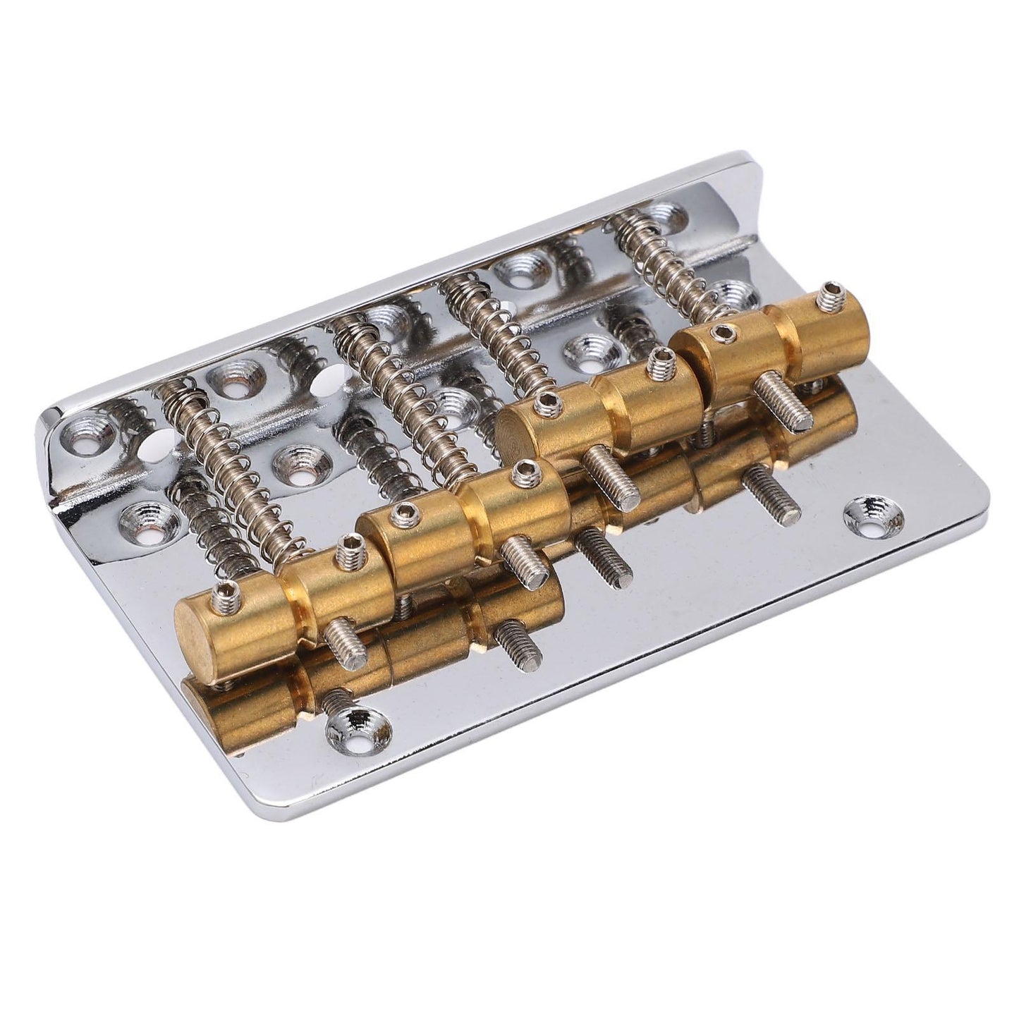 4 String Bass Bridge Assembly Robust Simple Installation Copper Guitar Bridge Saddle For Maintenance