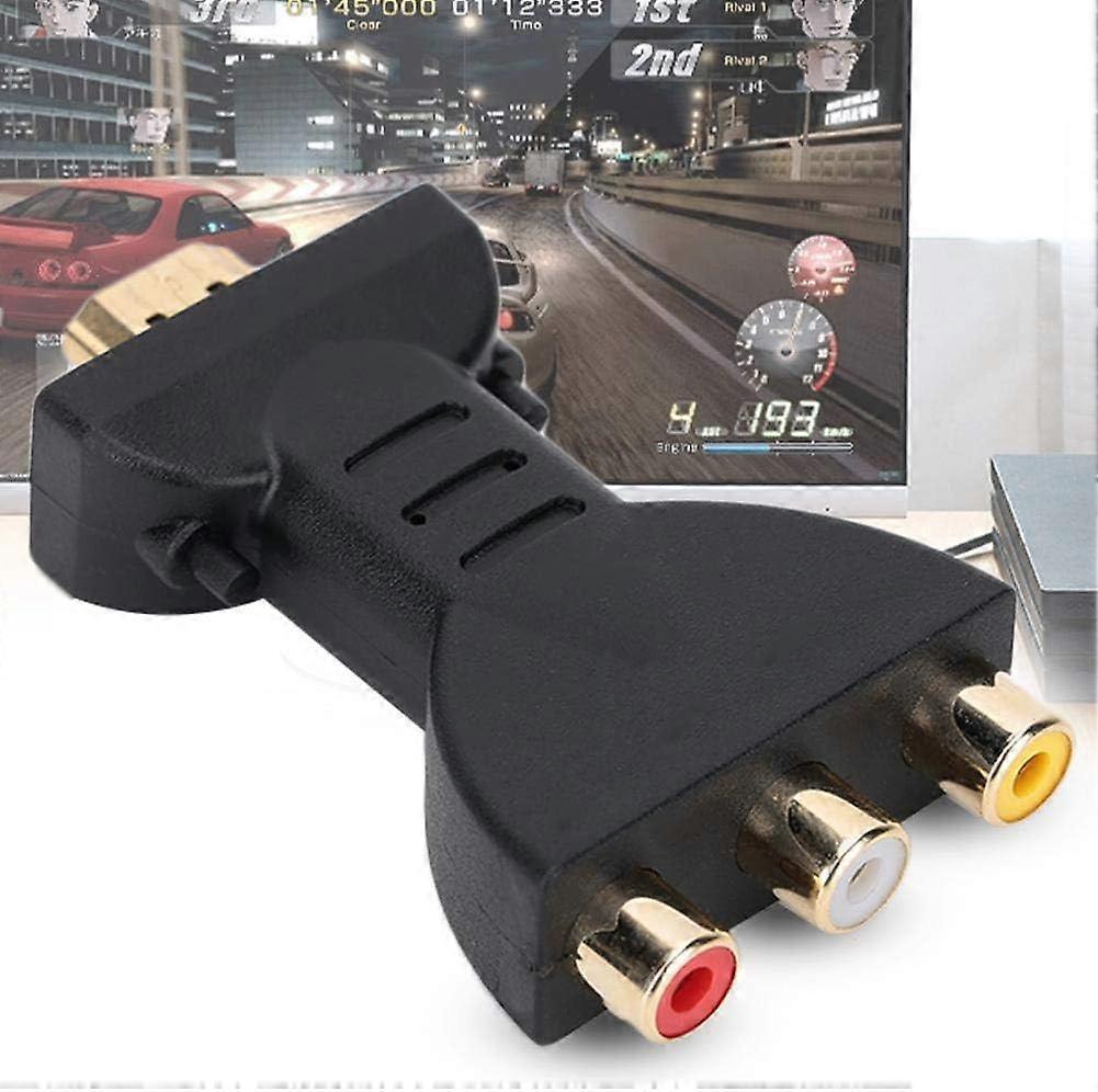 HDMI to RGB audio video converter to RCA component converter 1080P audio and video sync adapter