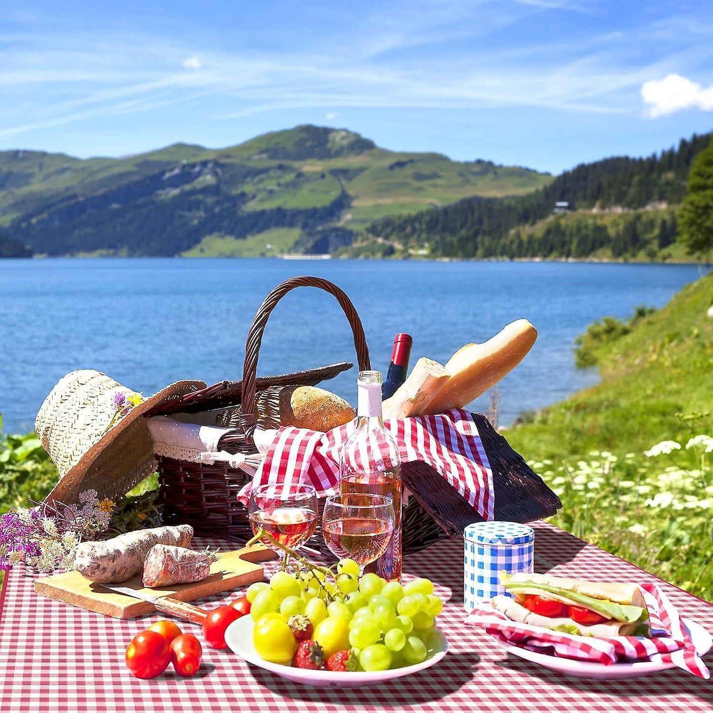 Picnic blanket waterproof picnic beach carpet pattern